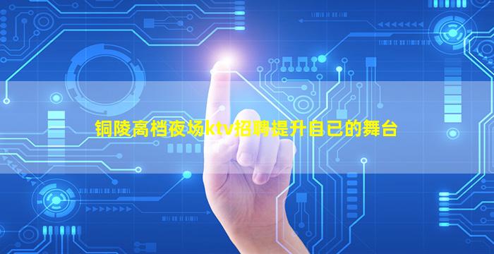 铜陵高档夜场ktv招聘提升自已的舞台